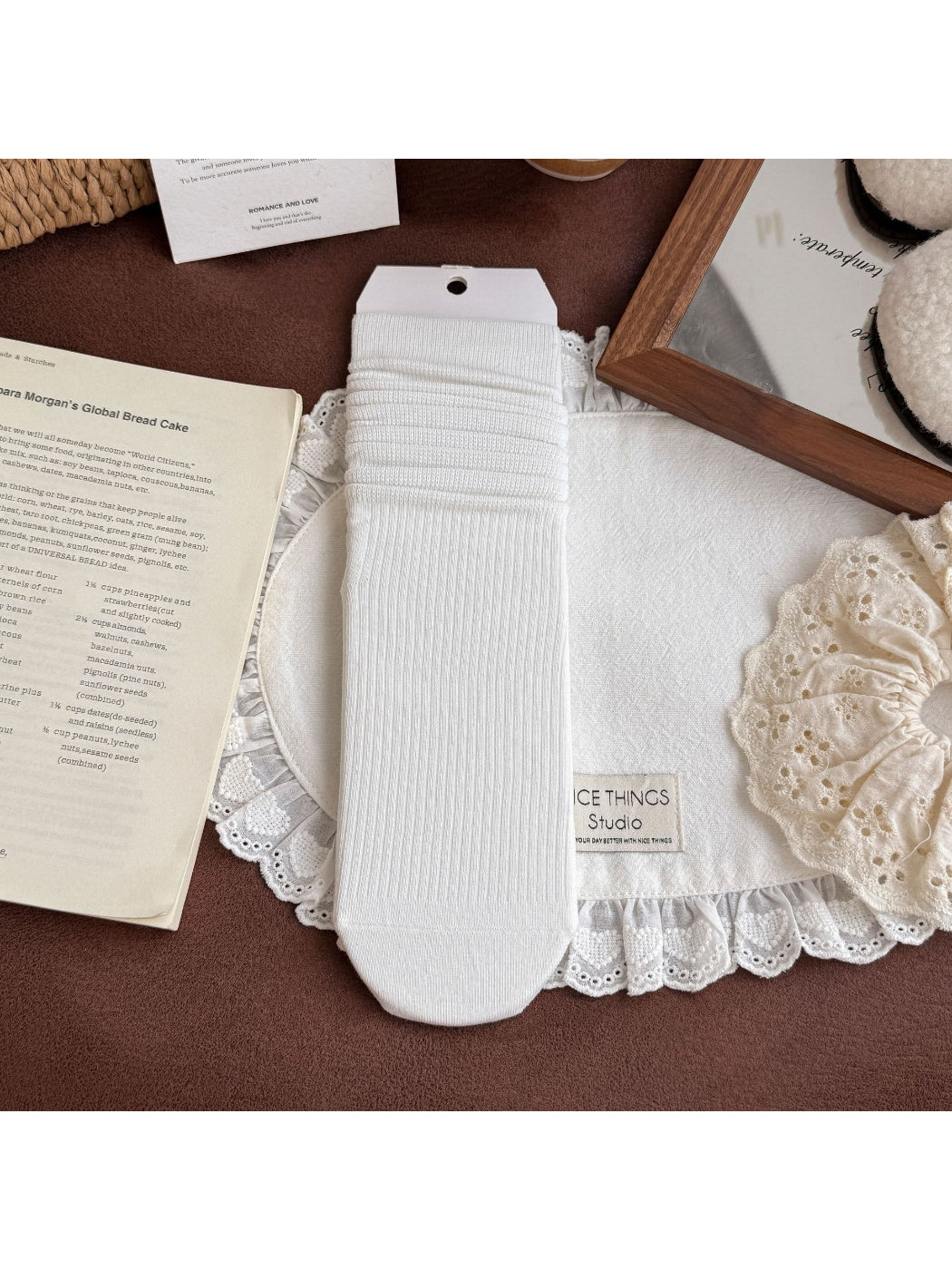 Rufia - Cozy Ribbed Crew Socks