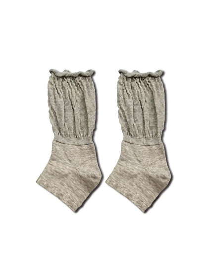 Rufia - Ruffle-Trim Open-Toe Crew Socks