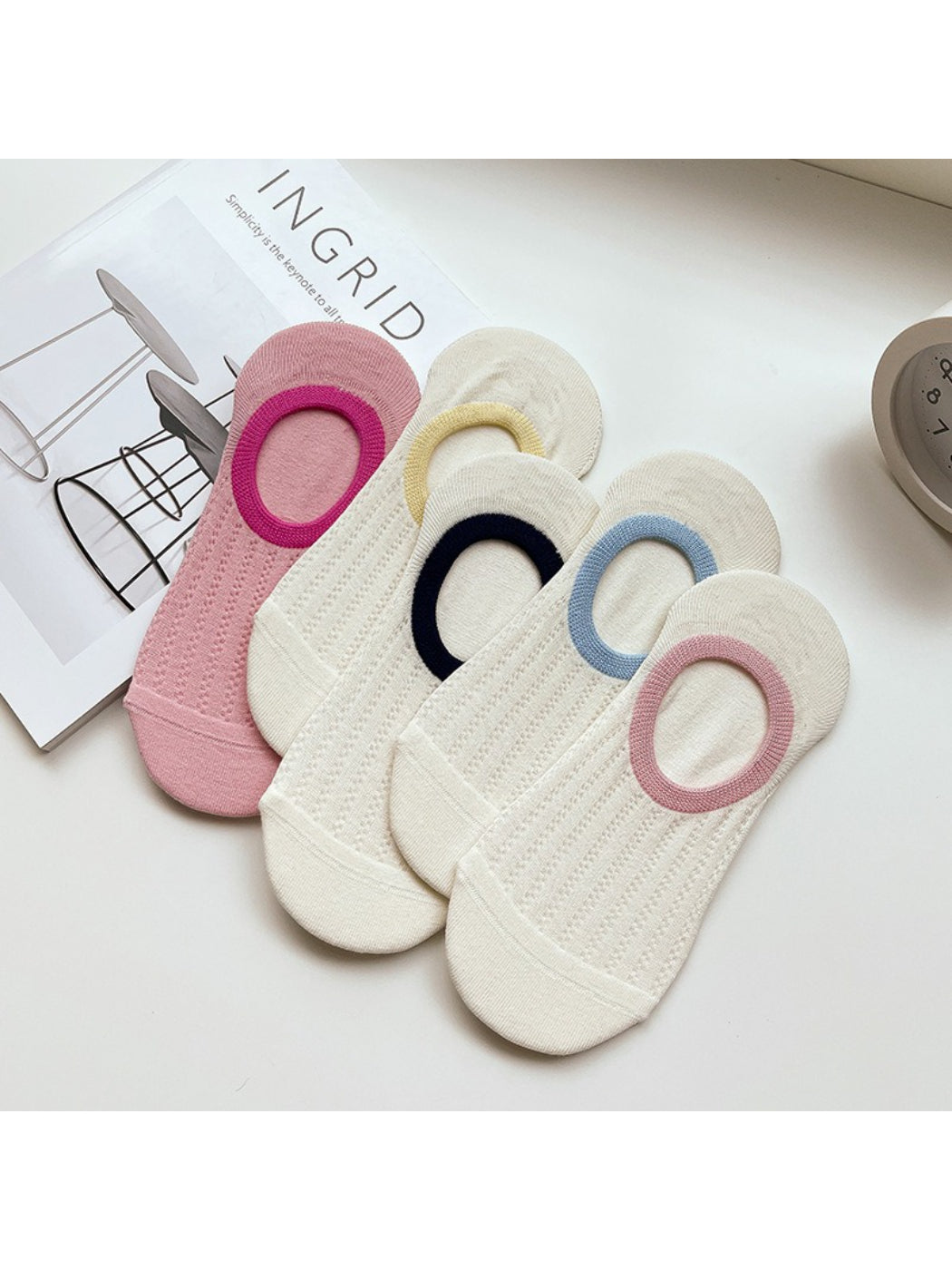 Rufia - Lightweight Ribbed No Show Liner Socks product image 1
