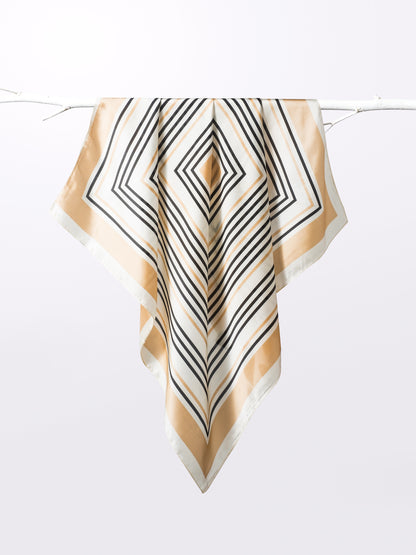 Scarvii - Striped Square Scarf