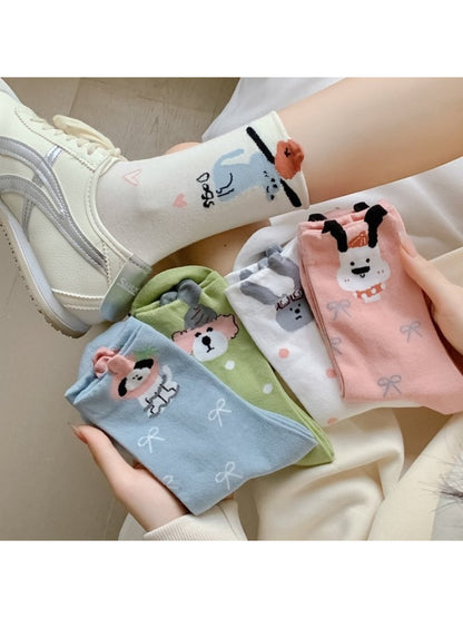 Rufia - Cute Cartoon Animal Crew Socks product image 1