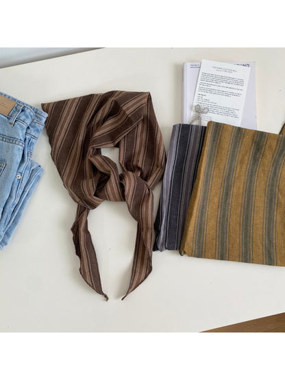 Scarvii Patterned Lightweight Triangle Scarf