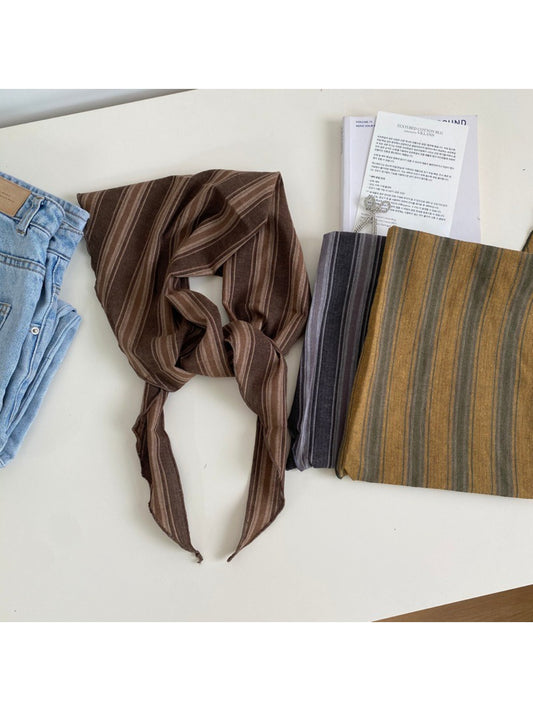 Scarvii Patterned Lightweight Triangle Scarf
