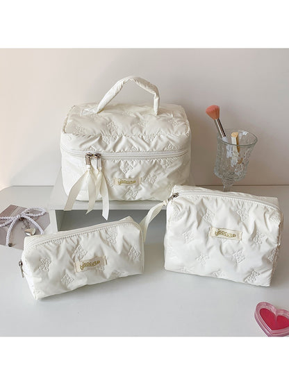 Cosbai Minimal Embossed Storage Makeup Bag product image
