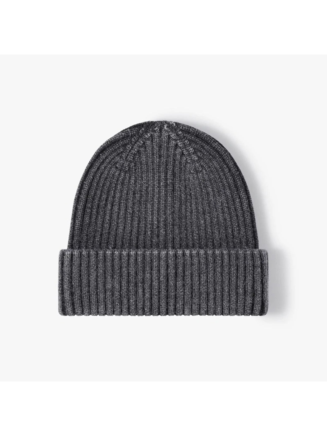 Haila - Heathered Ribbed Cuffed Knit Beanie