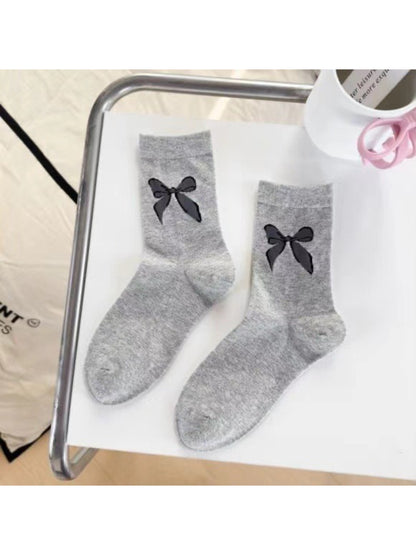 Rufia - Ribbon Charm Crew Socks