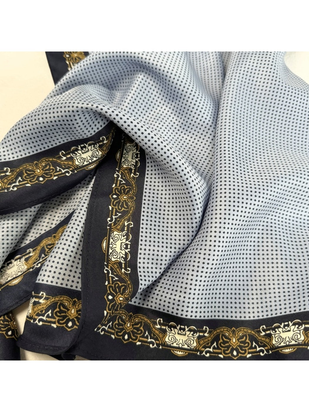 Scarvii - Retro Panel Print Decorative Triangle Scarf