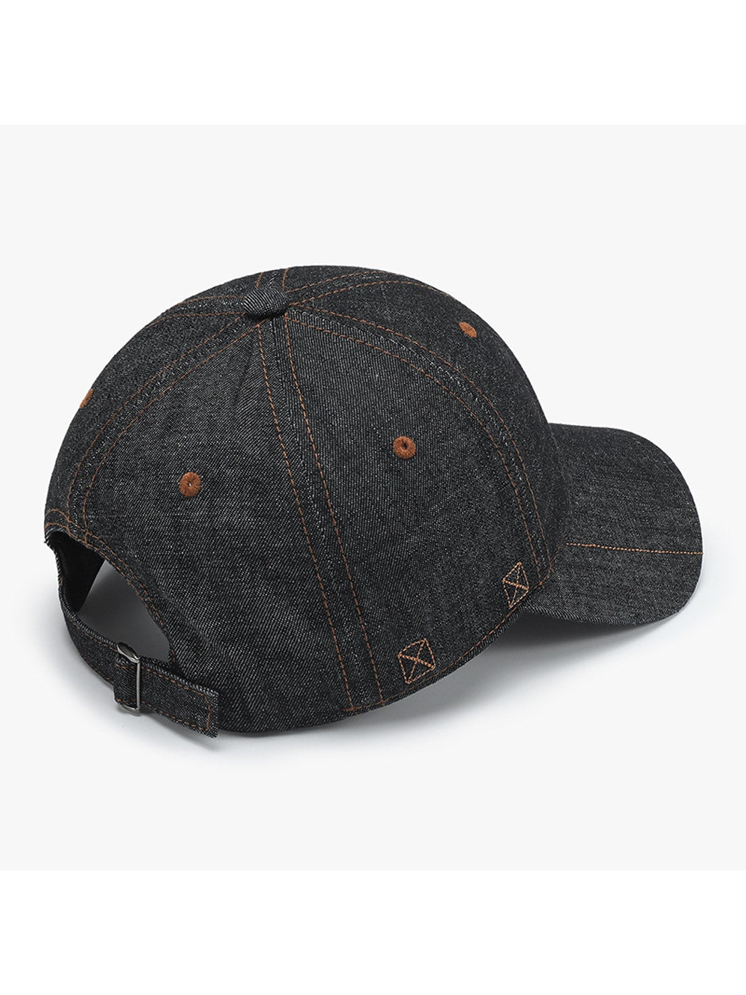 Haila - Adjustable Curved Brim Solid Color Cap