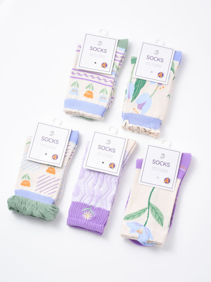 Rufia - Purple Series Women's Socks