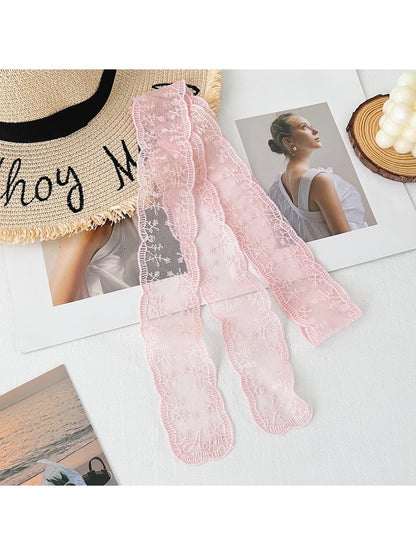 Scarvii - Lace Long Narrow Styling Scarf