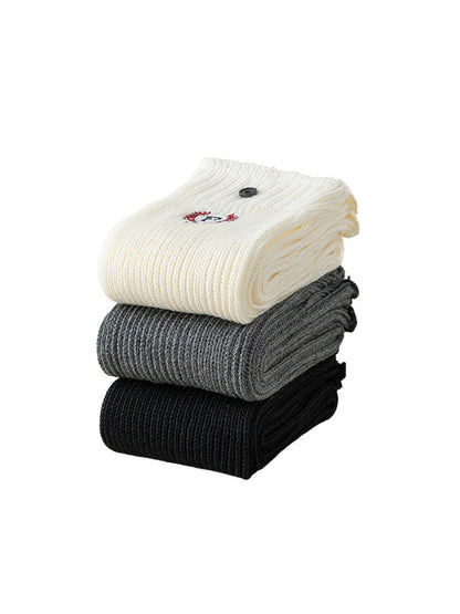 Rufia - Y2K Style Slouch Rib Knit Winter Leg Warmers