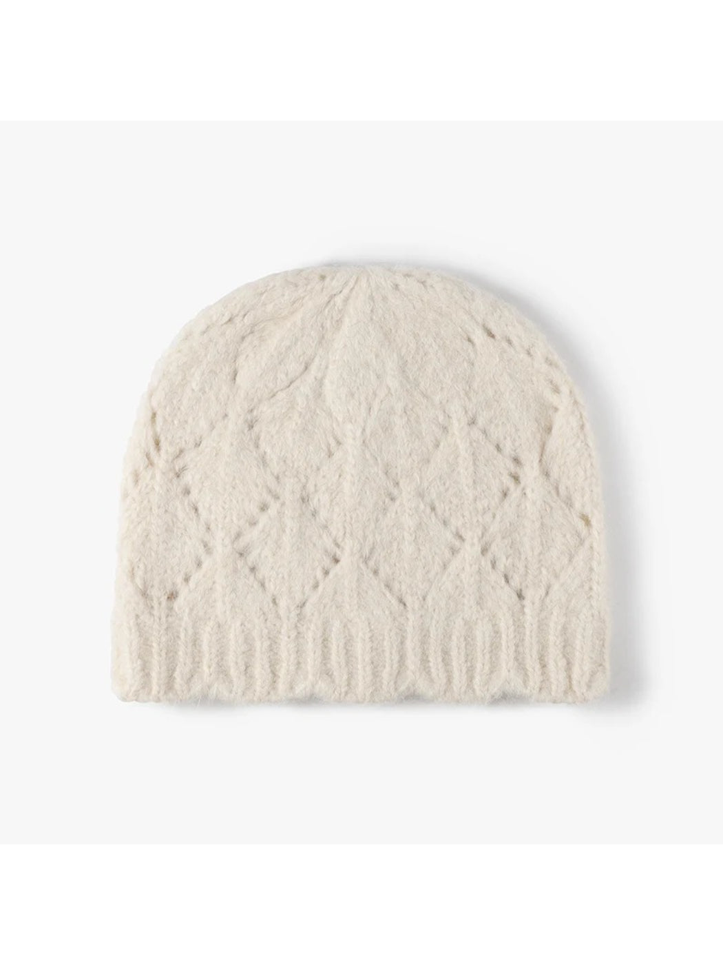 Haila - Diamond-Knit Textured Beanie