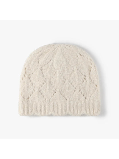 Haila - Diamond-Knit Textured Beanie