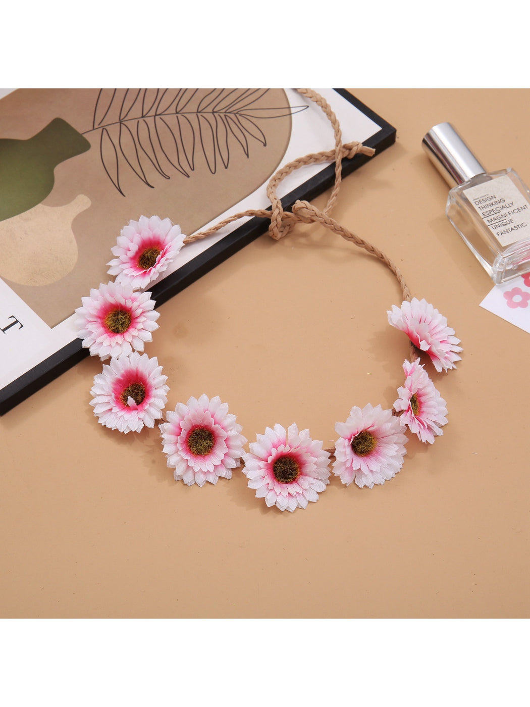 Hairish - Boho Daisy Chain Flower Hair Crown