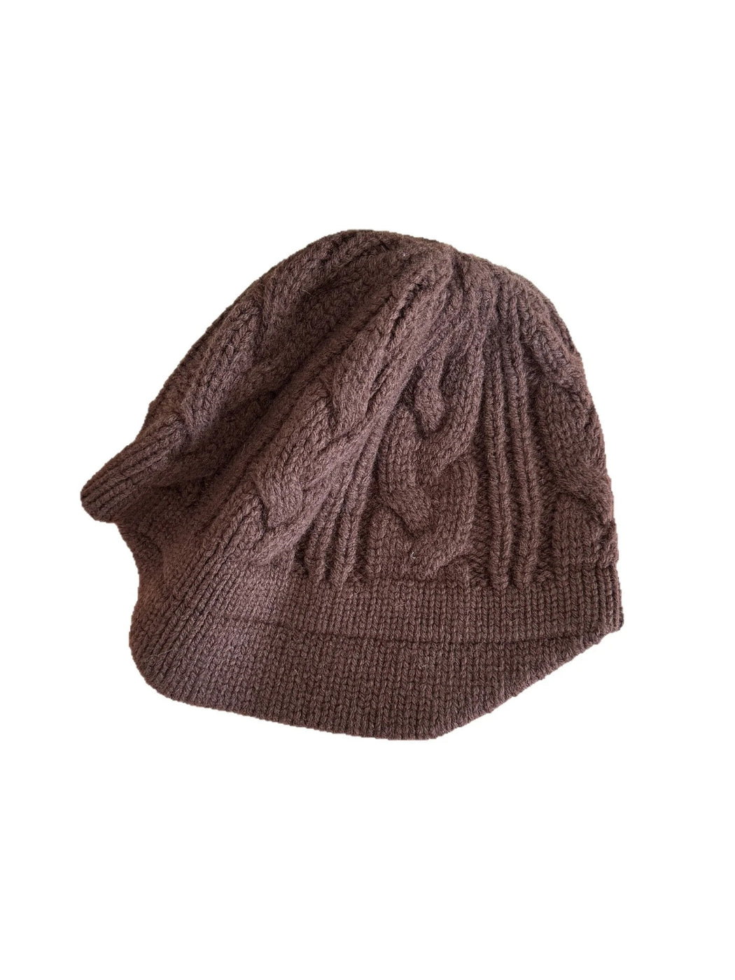 Haila - Red Cable Knit Beanie