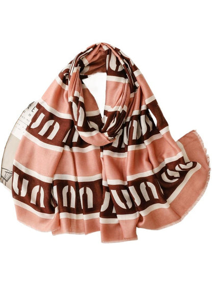 Scarvii - Graphic Stripe Pattern Everyday Scarf