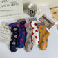 Rufia - Colorful Floral Pattern Mid-Calf Socks