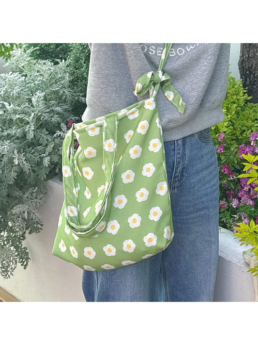 Cosbai Floral Print Open Top Tote Bag product image