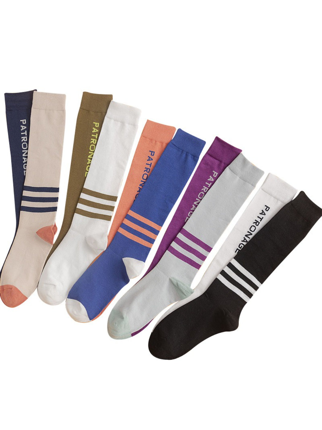 Rufia - Retro Stripe Knee-High Socks