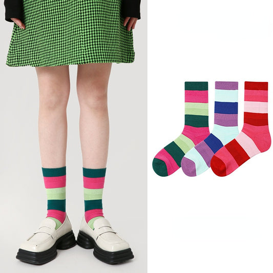 Rufia - 3 Pairs Stripe Socks