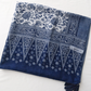 Navy Tassel Scarf 70.8"x35.4"