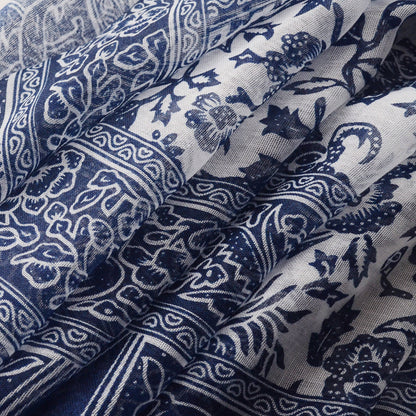 Scarvii - Navy Tassel Scarf - product image