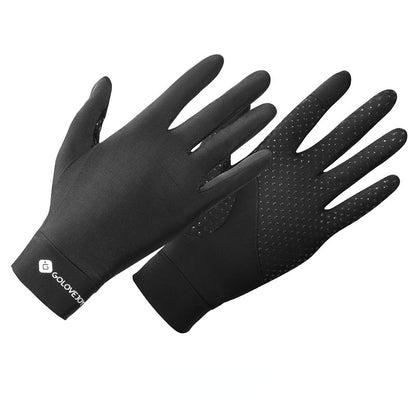 Side view of Classic Sunscreen Summer Gloves showing slim fit