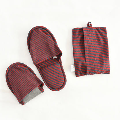 Slipeer - Portable Stripe Slippers with A Pouch image 1