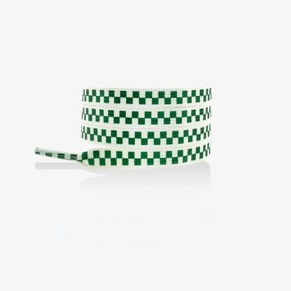 3D Checkerboard Flat Shoelace - Multi Colors Available - Purple, 55 inch - product image