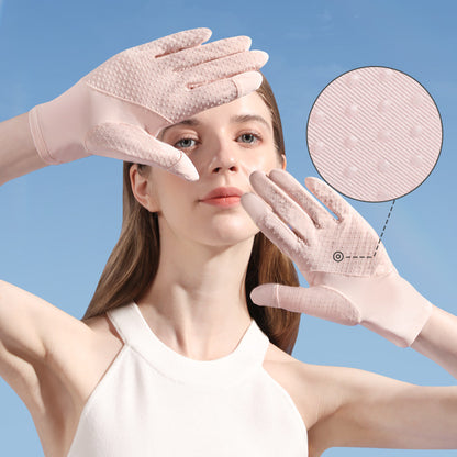 Classic Sunscreen Summer Gloves showing elastic wristband detail