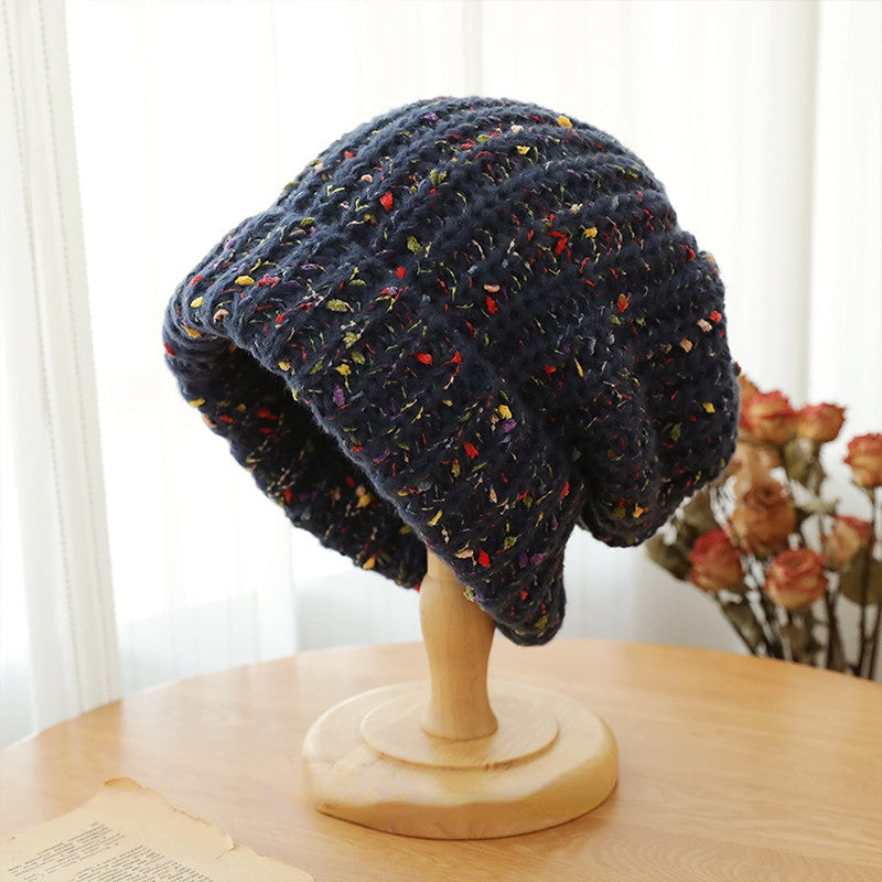 Haila - Knitted Splash Beanie Hat