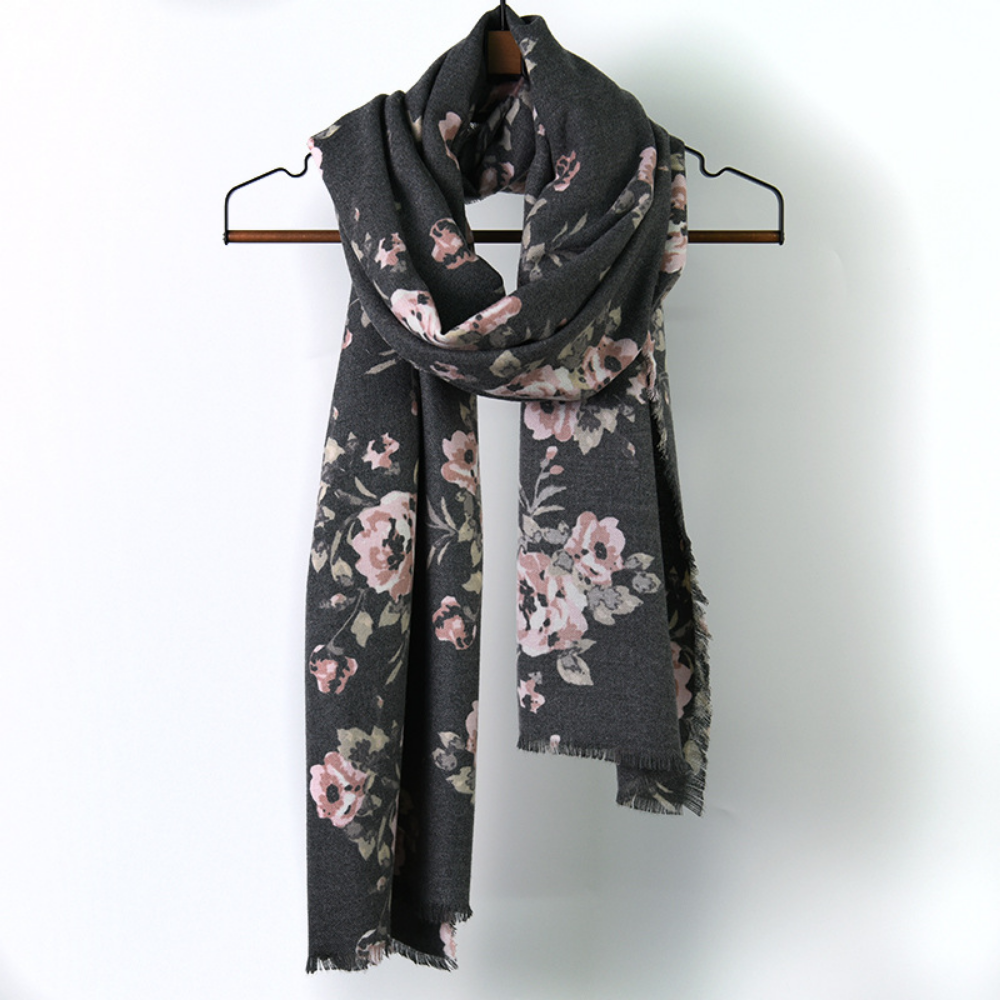 Scarvii - Rose Long Scarf for Winter