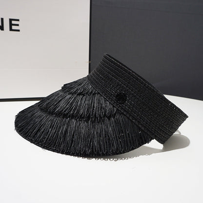 Folded Haila adjustable summer hat highlighting flexible brim design