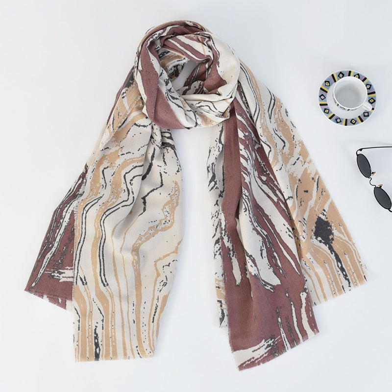 Scarvii - Marble Long Scarf