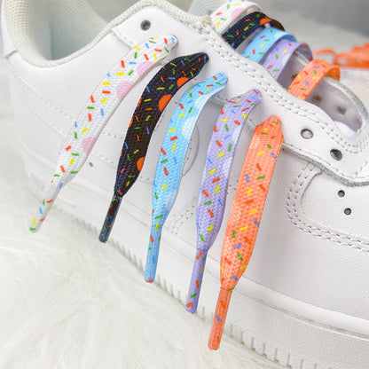 Shoeya - Popcorn Colorful Shoe Laces - 63, white - product image