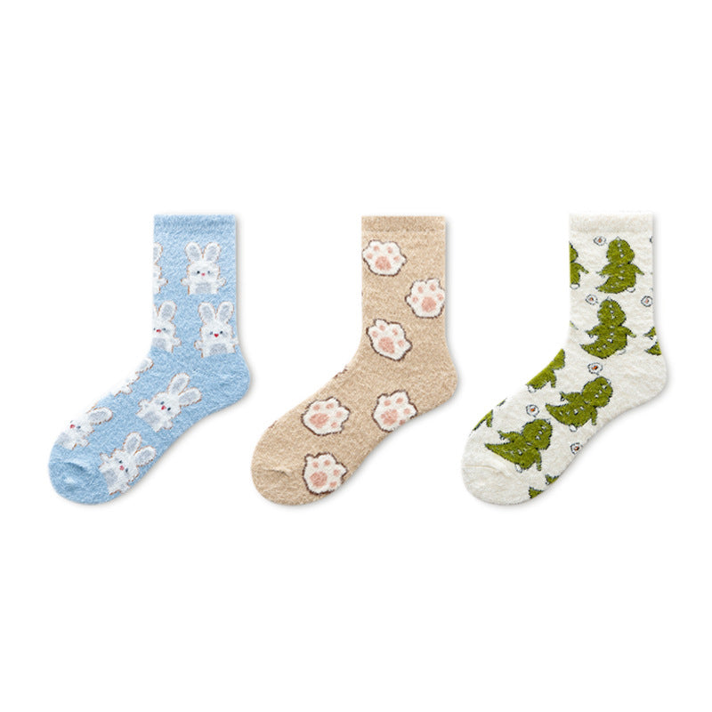 Rufia - 3pairs Winter Fleece Socks