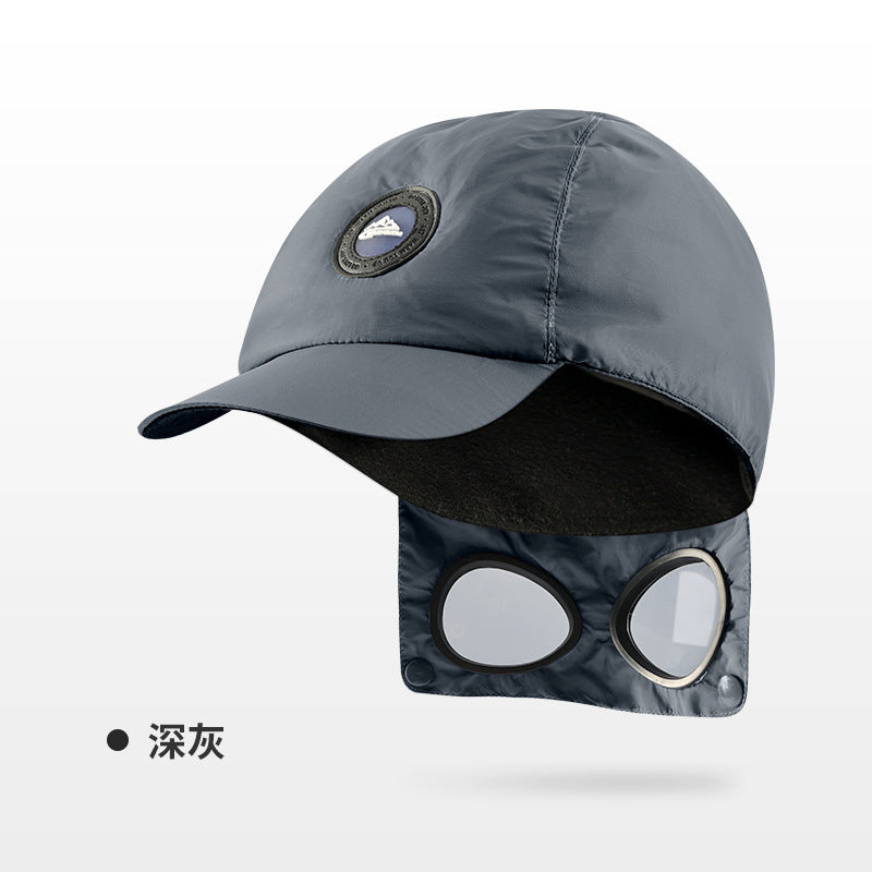 Haila - Pilot Cap Glasses Baseball Cap