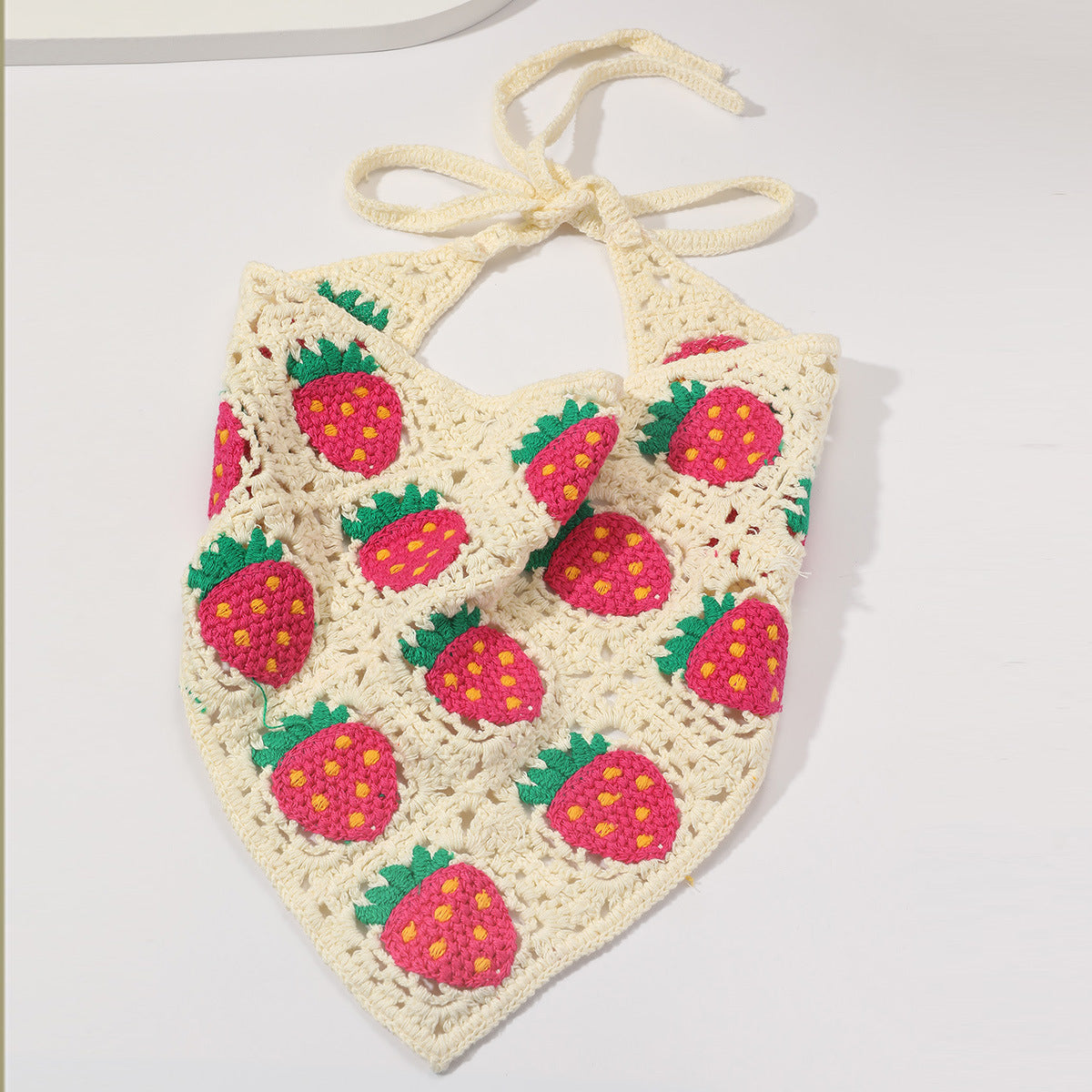 Handmade Woven Farmhouse Strawberry Hairband