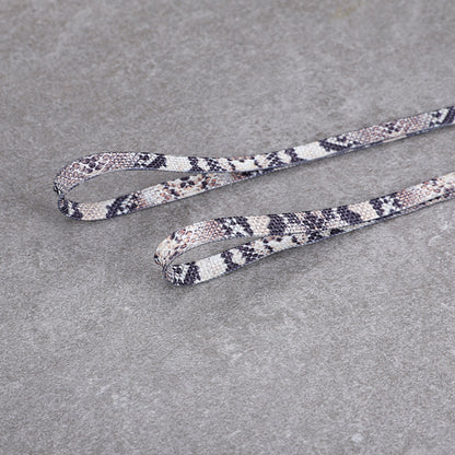 Shoeya - Zoo Pattern Flat Shoelaces - Zebra, 63 - product image