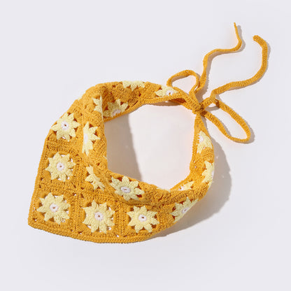 Haila - Floral Woven Flower Hairband - product image