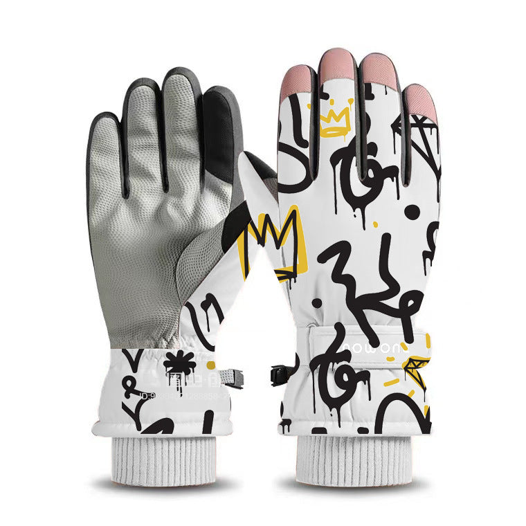 Glove - Graffiti Ski Gloves