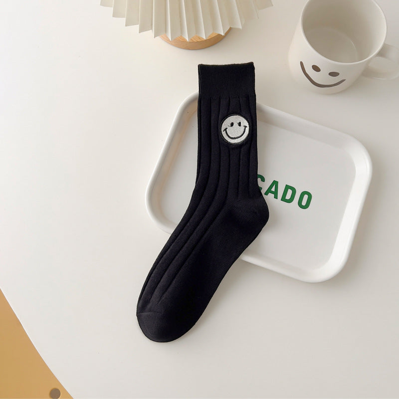 Rumia - 8pairs Smile Face Socks