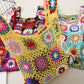 Vintage Handmade Crochet Bag - Exquisite Handcrafted Handbag