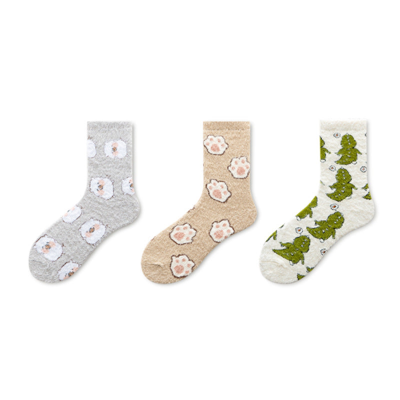 Rufia - 3pairs Winter Fleece Socks