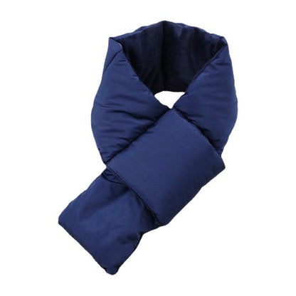 Scarvii warm scarf displayed flat highlighting soft fabric