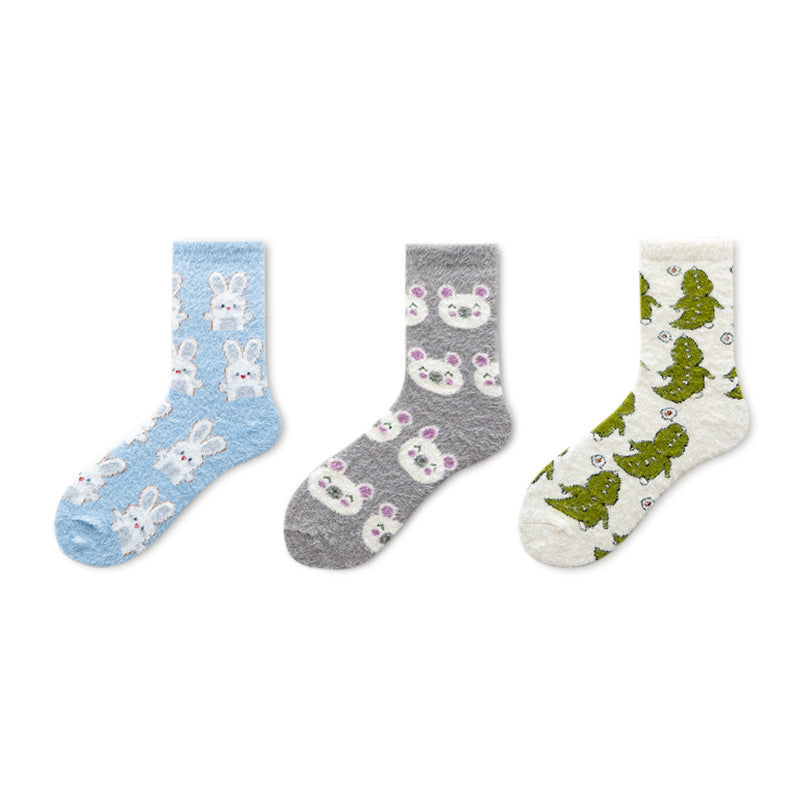 Rufia - 3pairs Winter Fleece Socks