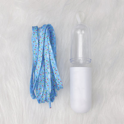 Shoeya - Popcorn Colorful Shoe Laces - 55, blue - product image