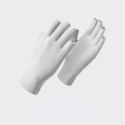 Sunscreen Summer Gloves folded neatly on a flat surface