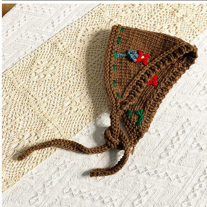 Scarvii crochet cute hairband with a soft, knitted appearance